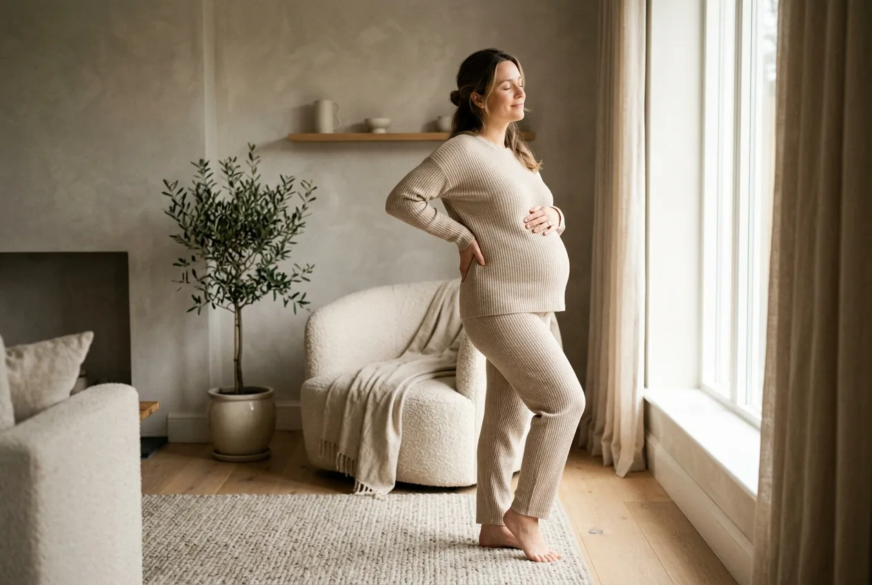 Back pain during pregnancy: safe relief and posture tips