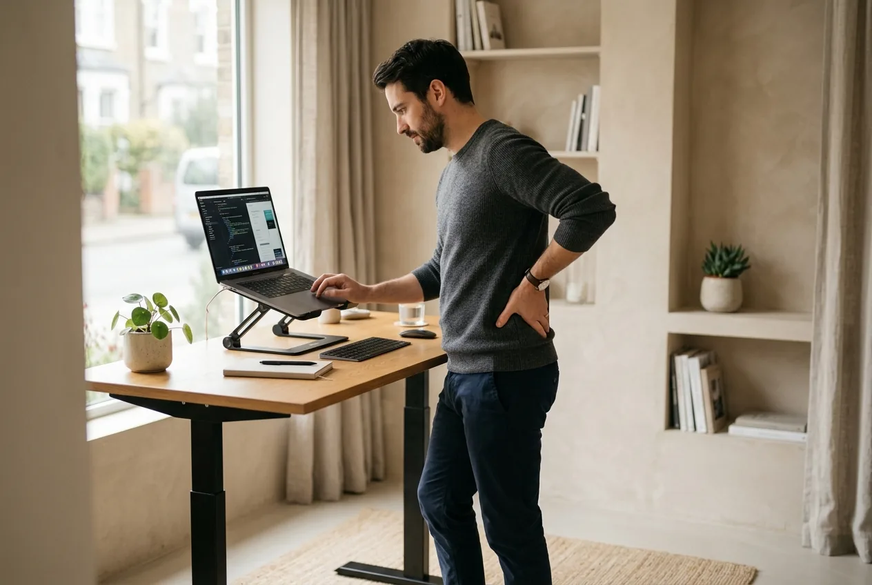 Standing desk lower back pain: why it happens