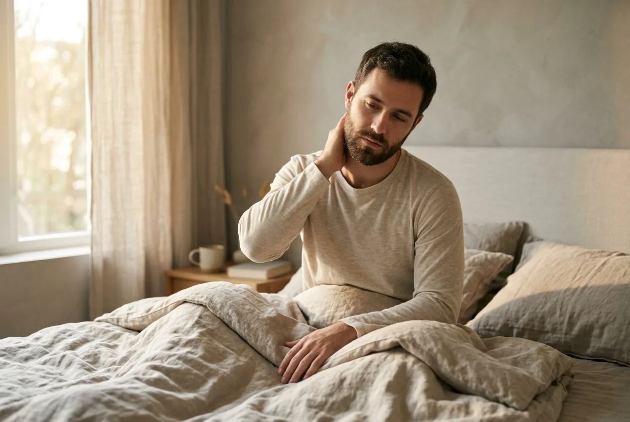 Stiff neck from sleeping: how to fix it fast